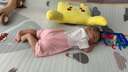 標點熊超萌可愛嬰兒假兩件連體衣服男女寶寶哈衣新生兒短袖爬服薄款夏季 假背帶口袋兔 80碼 建議身高73-80 曬單實拍圖