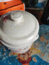 佳億廚連陶瓷隔水燉盅雙蓋梅花燉罐家用復(fù)古大號湯碗雙耳蒸蛋盅燕窩燉盅 1號600ML+白瓷勺 曬單實拍圖