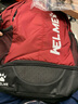 KELME/卡爾美 多功能運動雙肩包男書包健身排球足球訓練裝備背包帶鞋包 酒紅 20-35升兒童（尺寸:32*17*45CM） 曬單實拍圖