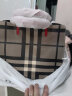 Dosharp品牌包包女包时尚新款真皮格子手提包女大容量百搭潮流公文托特包 红格 晒单实拍图