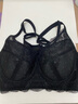 重璞交叉肩帶性感文胸調整內衣女上托防下垂大胸顯小意韻系列I78/88杯 兜兜杯·下垂副乳·黑色(交叉款) 75B 曬單實(shí)拍圖