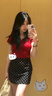冶芷白色波點(diǎn)半身裙休閑百搭黑色包臀裙女辣妹高腰A字裙西裝短裙 黑色波點(diǎn)A字短裙 M（建議98-108斤） 曬單實(shí)拍圖