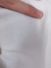 雪莱琼斯 t恤男夏季港风刺绣七分袖薄款潮牌T恤学生潮流宽松大码韩版胖子冰丝上衣服体恤男装 T02白色 XL 晒单实拍图