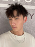 IDEAGEMER925銀費加羅鏈銀項鏈男生高級感男士嘻哈個性高街百搭單鏈素鏈潮 銀費加羅項鏈【60CM】 曬單實拍圖