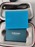 三星（SAMSUNG）T5/T7 touch/Shield 移動(dòng)固態(tài)硬盤 專用硅膠套 抗震防劃硬盤包 T3 T5 專用 藍(lán)色 硅膠套 曬單實(shí)拍圖