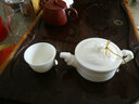 畢方器物（BifongWare）茶壺陶瓷功夫茶具泡茶壺玉瓷壺大號過濾泡茶器家用建白瓷手工茶壺 羊脂玉白瓷竹節(jié)壺 200ml 曬單實拍圖