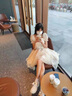 勤記成人禮服女18嵗禮服 學(xué)生蓬蓬裙法式在逃公主風(fēng)燕尾連衣裙 圖片色 M 曬單實(shí)拍圖
