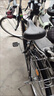 飛鴿 FG FLYING PIGEON全軸承城市自行車男女成人通勤車代步車復(fù)古老式單車實(shí)心胎免充氣 橘粉色/帶靠背坐墊/充氣輪胎 26英寸（身高160-185左右） 曬單實(shí)拍圖