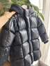 高梵黑金兒童鵝絨服抗菌絨寶寶羽絨服男女童中長(cháng)款幼兒園1-7歲男女孩 YT黑色（現貨） 100 曬單實(shí)拍圖