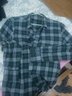 巴魯特（Brloote）花紗格子襯衫男春秋裝棉寬松長(cháng)袖襯衣輕正裝 綠色 170/92A 曬單實(shí)拍圖