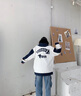 TAGD中國(guó)官方品牌店 翻領(lǐng)寬松層次感拼色夾克男女春季潮外套男女同款 拼色（款式偏寬松） M （建議身高165-175） 曬單實(shí)拍圖