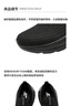 斯凱奇（Skechers）男士綁帶運(yùn)動(dòng)休閑鞋圓頭厚底一腳蹬春夏懶人鞋118076 全黑色/BBK 42 曬單實(shí)拍圖