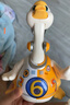 匯樂(lè )玩具（HUILE TOYS）搖擺鵝嬰幼兒童電動(dòng)玩具1-3歲寶寶早教音樂(lè )玩具生日周歲禮物 升級版橙白拼色 鋰電版 曬單實(shí)拍圖