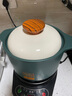 壺福（HF） 電燉鍋砂鍋分體式煲湯鍋陶瓷砂鍋全自動(dòng)多功能養生煲家用煮粥燉湯鍋隔水燉大容量 【祖母綠】4.5L砂鍋A1 4.5L 曬單實(shí)拍圖