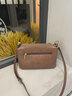 老人頭包包女包牛皮斜挎包女士復古新款實(shí)用簡(jiǎn)約生日禮物送媽媽款單肩包 啡色【生日禮物母親節送媽媽】 曬單實(shí)拍圖