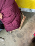雅鹿羽绒服女可脱卸帽秋冬新款中年老年50岁奶奶羽绒冬装XWJ 紫红 180/3XL（建议125-140斤） 实拍图