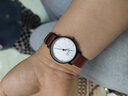 珂紫（KEZZI）手表女學(xué)生高中生女士品牌日韓女表簡(jiǎn)約ins風(fēng)森系小巧石英國表新款防水女生初中 棕色2 曬單實(shí)拍圖