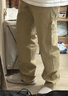 Levi's李維斯男士565寬松直筒工裝美式復古簡約通勤時尚休閑褲 卡其色 30 (32) 曬單實拍圖