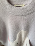 戴維貝拉（DAVE＆BELLA）雪尼爾半邊絨兒童毛衣女童上衣寶寶衣服男童套頭衫秋冬新款童裝 小兔子【現貨】 140 cm（建議身高130-140cm） 曬單實(shí)拍圖