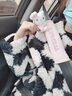 Hello Kitty汽車安全帶護肩套女車載卡通可愛加長款四季通用保險帶套防磨衣服 西柚粉 毛絨款【單個裝 】 曬單實拍圖