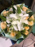 薔薇戀鮮花速遞同城配送百合玫瑰康乃馨混搭花束送媽媽探望長(cháng)輩生日禮物 19朵香檳6朵百合 今日達-可預約送花時(shí)間 曬單實(shí)拍圖