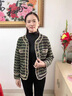 皮爾卡丹媽媽裝小西裝外套女洋氣時(shí)尚中老年女裝40歲50年輕女士小香風(fēng)上衣 綠色 XL 【建議100斤內(nèi)】 曬單實(shí)拍圖