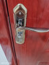 努正 房门锁家用通用型卧室内门黑色锁具三件套老式门把手旧门换锁 D款金【整套】 35-45MM 通用型 带钥匙 实拍图