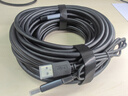 可思未來 USB轉(zhuǎn)Type-C連接線 usb3.0 公對公相機信號傳輸線適用海康羅技明日維海德等 帶供電款 UTY15 15米 曬單實拍圖