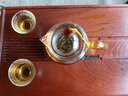 陶瓷故事 玻璃茶壺套裝耐高溫家用辦公室過(guò)濾花泡茶壺泡茶杯紅茶茶具套裝 星緣壺大號(hào)+2個(gè)磨砂凝霜杯+四方小茶盤(pán) 曬單實(shí)拍圖