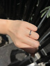 中國黃金（CHINA GOLD）六爪鉆戒女足銀時尚飾品七夕情人節(jié)禮物送女友老婆精致高級感結(jié)婚 足銀六爪鉆石戒指-10分真鉆石 曬單實拍圖