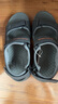 斯凱奇（Skechers）男鞋魔術(shù)貼涼鞋休閑戶外鞋簡(jiǎn)約舒適露趾沙灘鞋 黑色/BLK 41 曬單實(shí)拍圖