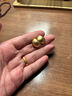 初逅金色耳飾復(fù)古耳環(huán)飾品女士簡(jiǎn)約磨砂耳釘純銀針圓啞光拉絲高級(jí)感 啞光拉絲耳釘+展示禮盒 曬單實(shí)拍圖