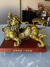 莫尼森  MOREISAN黃銅貔貅擺件一對(duì)客廳辦公室桌面裝飾品新家禮物喬遷新店開(kāi)業(yè)禮品 中號(hào)七星黃銅貔貅單只26cm 曬單實(shí)拍圖