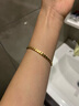周生生七夕禮物 浪波花紋實(shí)心黃金手鐲gin足金5G亮鏡金金鐲子93389K計(jì)價(jià) 06圈 - 23.09克(含工費(fèi)1800元) 曬單實(shí)拍圖