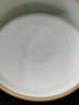 INSCRIPTION 錐形高腳碗飯缽沙拉碗小湯碗 創(chuàng)意磨砂家用特色餐廳陶瓷餐具 8英寸白色深碗 曬單實拍圖