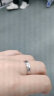 中国黄金足银情侣戒指一对男女款求结婚对戒新年情人节礼物送女友老婆生日 交织莫比情侣戒指+刻字定制服务 实拍图