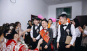 花花公子（PLAYBOY）伴郎西服套裝男春夏季新款修身宴會大學(xué)生面試商務(wù)休閑職業(yè)正裝 黑色單西服+領(lǐng)結(jié) XL 曬單實(shí)拍圖