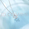 周六福PT950鉑金項(xiàng)鏈吊墜女星星B0611173約3.97g 40+5cm 七夕情人節(jié)禮物 曬單實(shí)拍圖