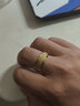 颯雅 轉(zhuǎn)動(dòng)戒指男潮流歐美食指金色男士戒子小眾指環(huán)時(shí)尚飾品轉(zhuǎn)運(yùn)男戒 可轉(zhuǎn)動(dòng) 金色國標(biāo)23號(hào) 曬單實(shí)拍圖