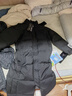 BOBBY BIZZ95%白鵝絨羽絨服男過(guò)膝長(zhǎng)款2024新款加厚可脫卸帽百搭外套情侶款 黑色 M 115到130斤 曬單實(shí)拍圖