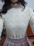 啄木鳥春秋季打底衫女2025新款蕾絲衫女內(nèi)搭網(wǎng)紗洋氣內(nèi)搭磨毛長(zhǎng)袖上衣 卡其色 XL 115-125斤 曬單實(shí)拍圖