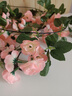 木丁丁仿真玫瑰塑料花藤裝飾花假花婚慶綠植裝飾空調(diào)管道布置纏繞遮擋 粉色 曬單實(shí)拍圖