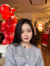 DXOT2025新款慵懶風(fēng)藍(lán)色針織外套女早秋季小個(gè)子短款外搭上衣毛衣開衫 藍(lán)色 M建議95-110斤 曬單實(shí)拍圖