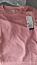 骆驼弹力速干T恤男女士轻薄透气健身跑步运动户外休闲情侣短袖夏季 147粉红，女款 M 实拍图