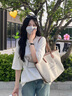 BUBU防曬口罩女高顏值護眼角防紫外線(xiàn)遮陽(yáng)真冰絲夏季薄款透氣全臉面罩 深灰 曬單實(shí)拍圖