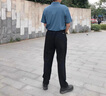 羅蒙（ROMON）冰絲t恤男士夏季短袖中老年運(yùn)動(dòng)商務(wù)休閑父親節(jié)衣服爸爸夏裝套裝 (716款)墨綠 2XL【建議141-158斤左右 】 曬單實(shí)拍圖