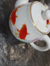 恒古（Heregur）青花陶瓷小號茶壺潮汕功夫茶具茶道配件茶器泡茶壺小容量家用單壺 春暖魚躍（200mL）小茶壺200ml 曬單實(shí)拍圖