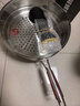 康巴赫炒鍋不粘鍋316L不銹鋼炒菜鍋32cm雙面蜂窩平底電磁爐通用帶蒸屜 曬單實(shí)拍圖