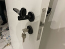 KLC房門鎖室內(nèi)臥室金色分體小鳥家用實(shí)木門衛(wèi)生間通用型靜音鎖具 黑色 曬單實(shí)拍圖