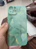 鉆色 蘋(píng)果14手機殼iPhone14pro液態(tài)14max硅膠水彩油畫(huà)藝術(shù)保護套防摔全包男女款 蘋(píng)果14 藝術(shù)荷玥色+全屏膜 曬單實(shí)拍圖